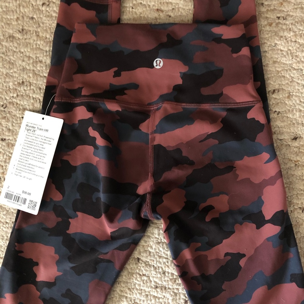 Lululemon Wunder Train High-Rise Tight 28" Size 2 NWT